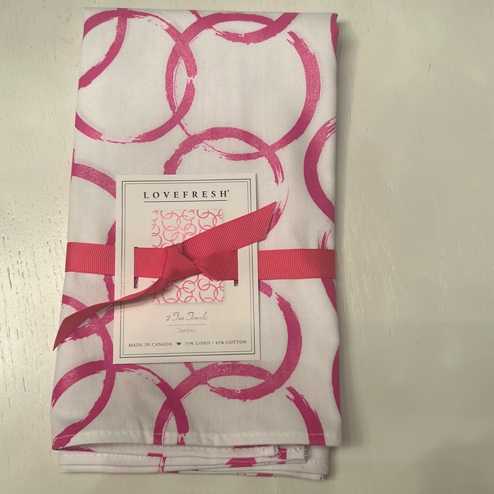 Love Fresh 2 tea towels